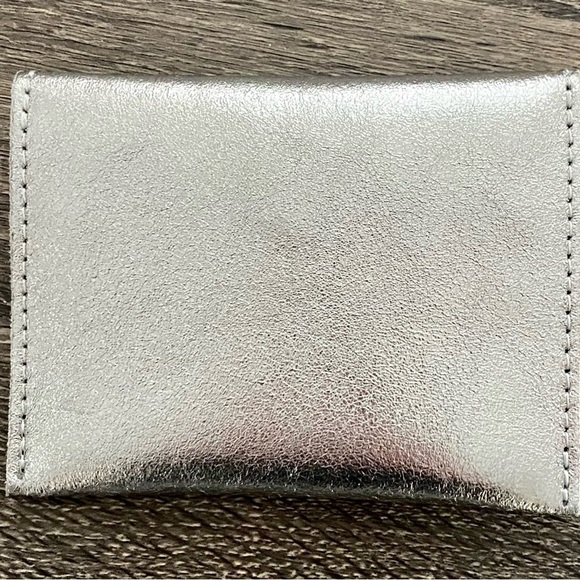 BORSE IN PELLE made in Italy gold studded change purse wallet new boutique gift - Picture 5 of 5